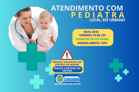 Atendimento com pediatra