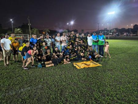 Barrinha prestigia final da liga estadual de futebol suiço