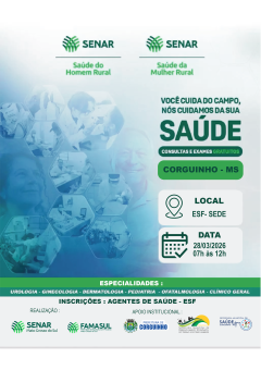 Programa Saúde do Homem e da Mulher Rural - SENAR