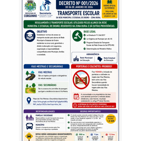 Decreto transporte escolar
