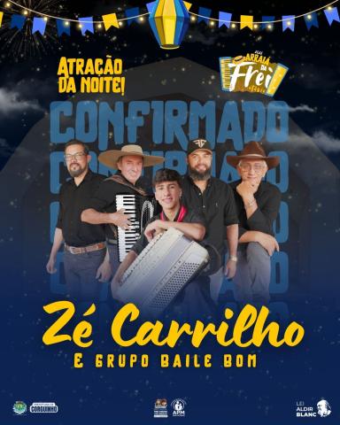 Confirmada a atração do Arraiá da Frei Otávio
